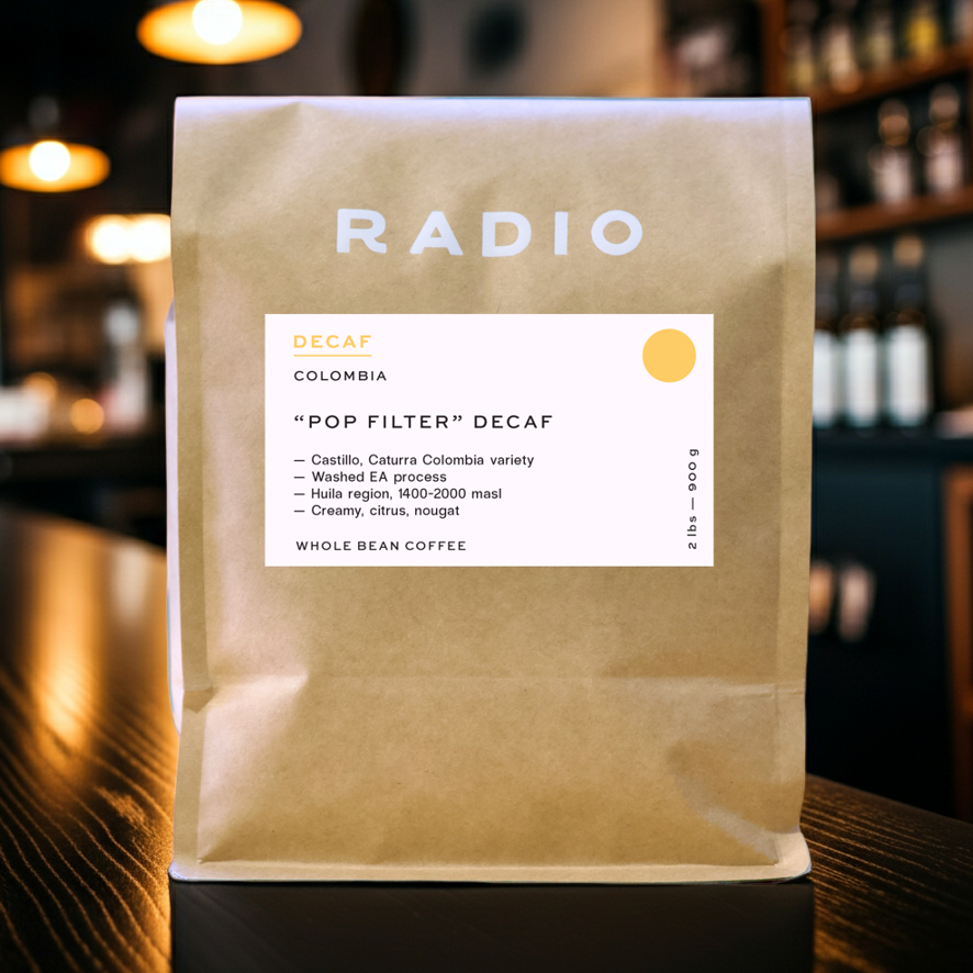 Colombia Decaf whole bean coffee