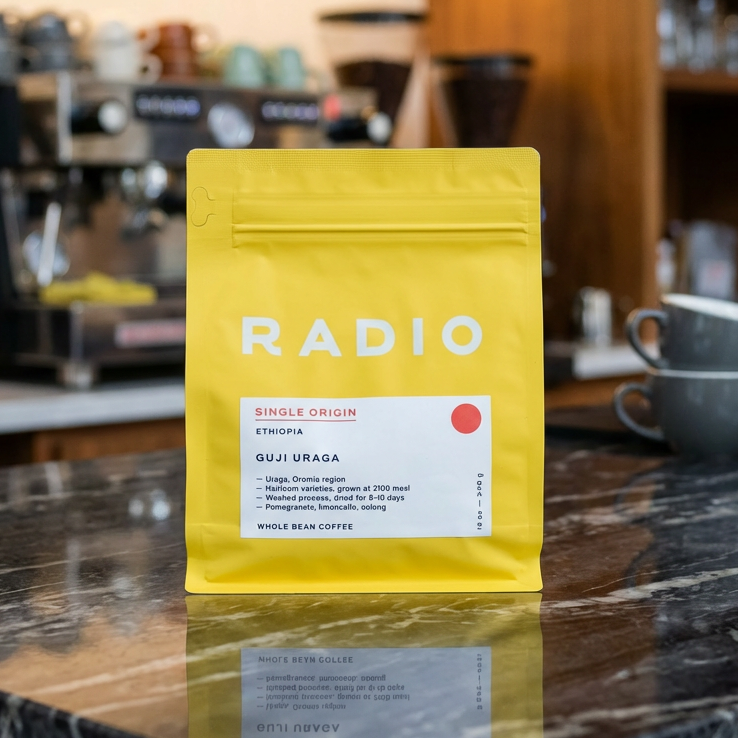 Guji Uraga whole bean coffee