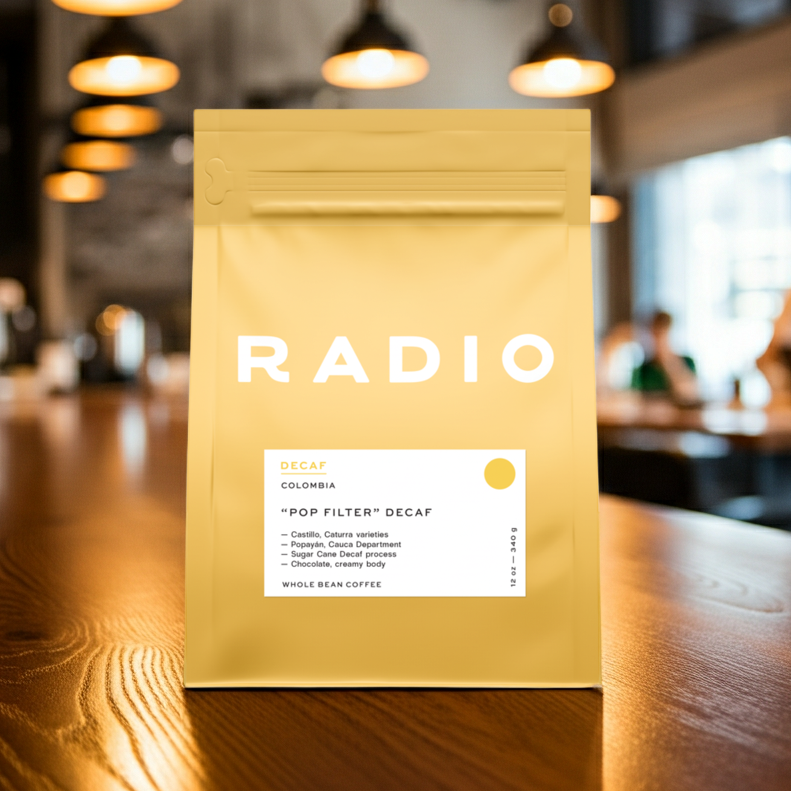 Colombia Decaf whole bean coffee