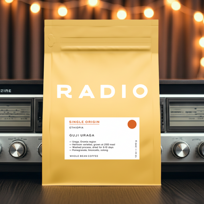 Guji Uraga Ethiopian whole bean coffee