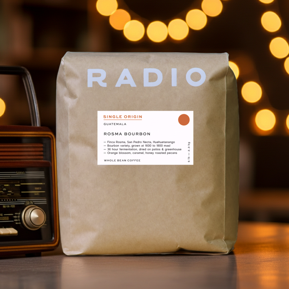 Guatemala bourbon whole bean coffee